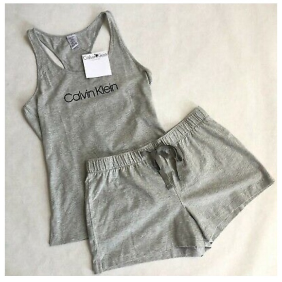 Calvin Klein Other - Calvin Klein Logo Tank and Shorts Pajama Set